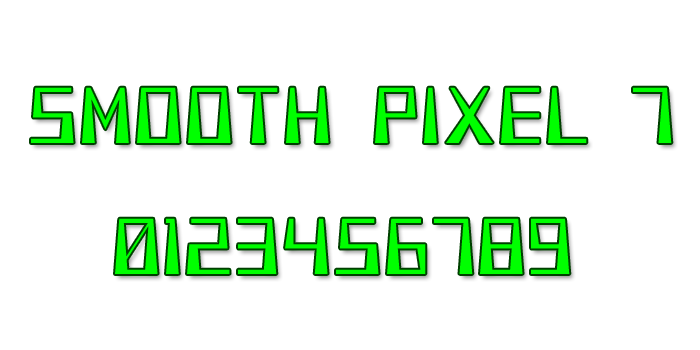 Smooth Pixel 7字体 1