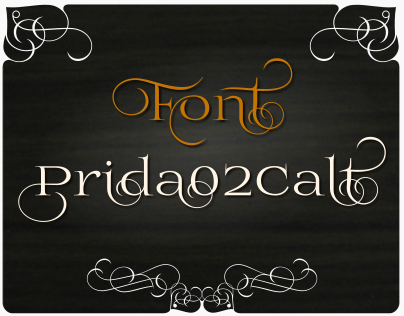 Prida02Calt字体 3