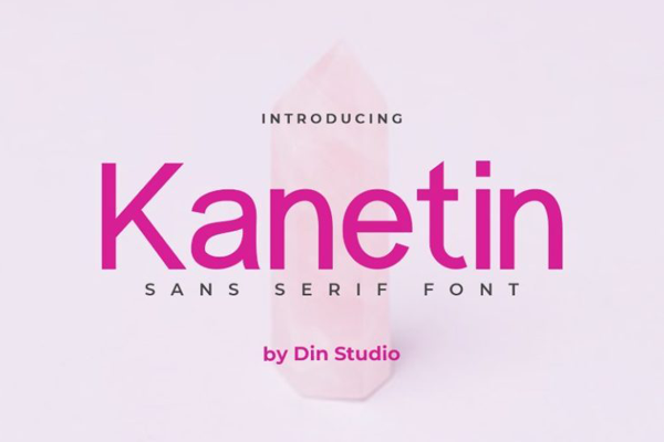Kanetin字体 1