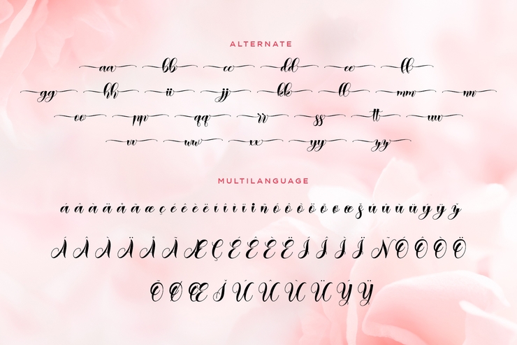 Grossley - Modern Calligraphy字体 6