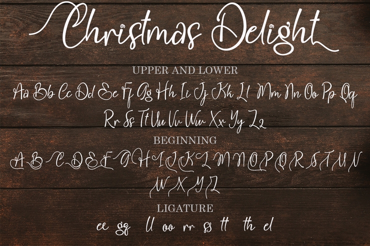 Christmas Delight字体 7