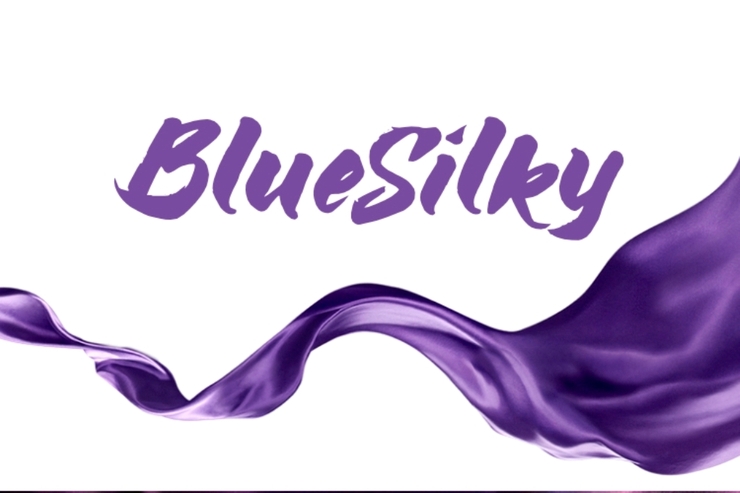 Blue Silky字体 5