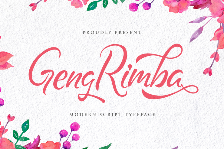 Geng Rimba字体 7
