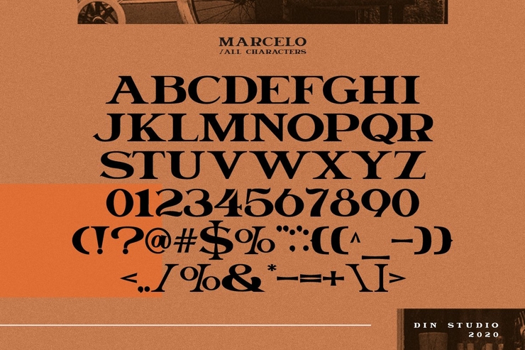 Marcelo字体 7