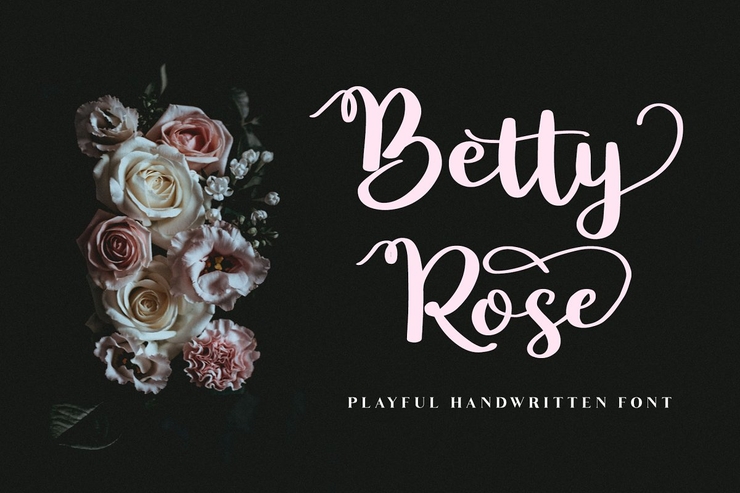 Betty Rose字体 1