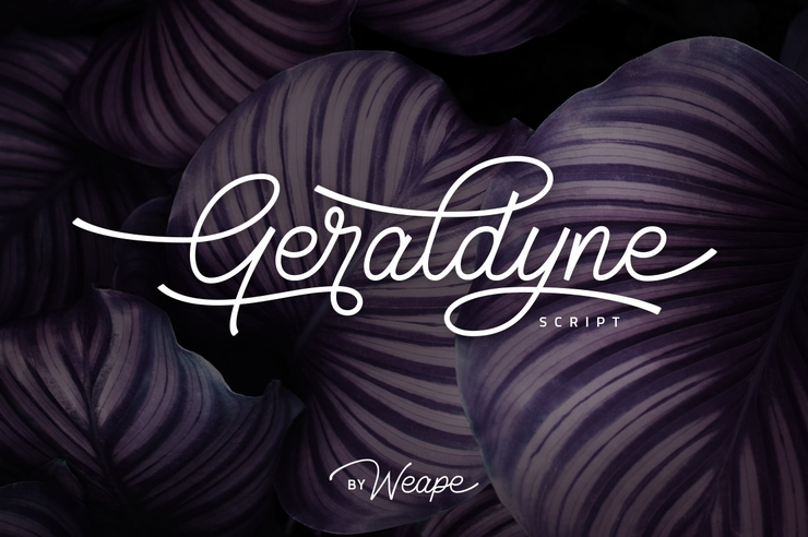 Geraldyne字体 1