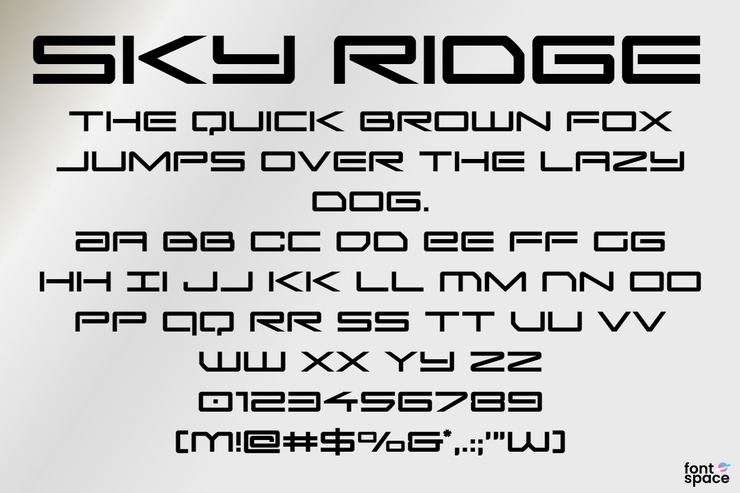 Sky Ridge字体 7