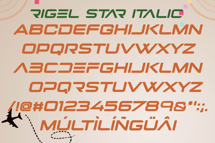 Rigel Star字体 3