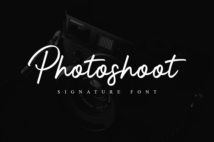 Photoshoot字体 1
