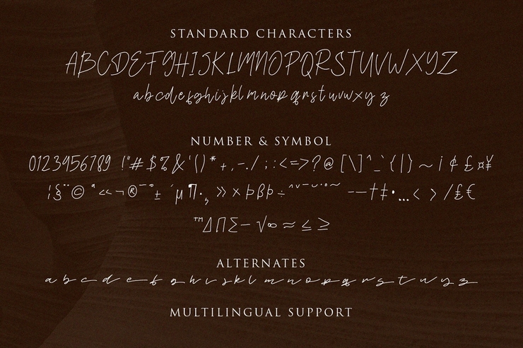 Daltana Handwriting字体 6