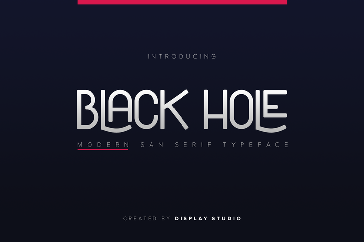 Black Hole字体 1