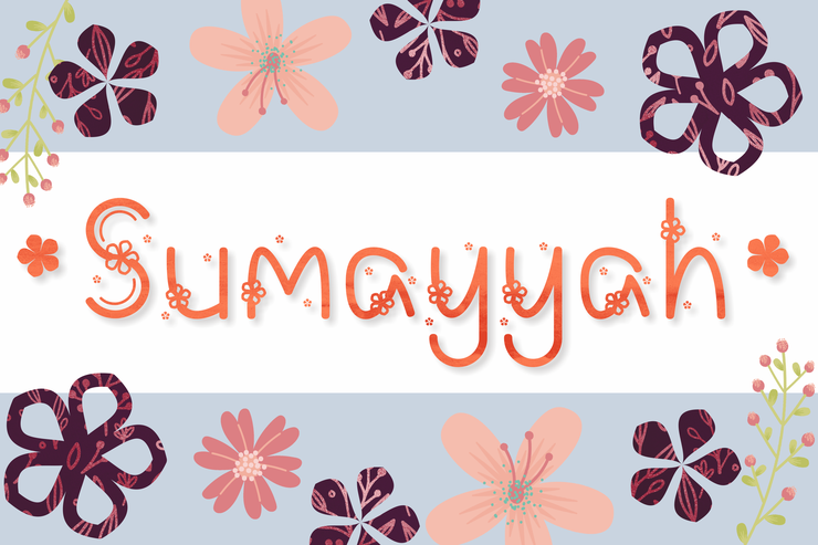 Sumayyah字体 1