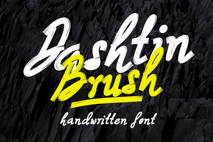 Dashtin Brush字体 2