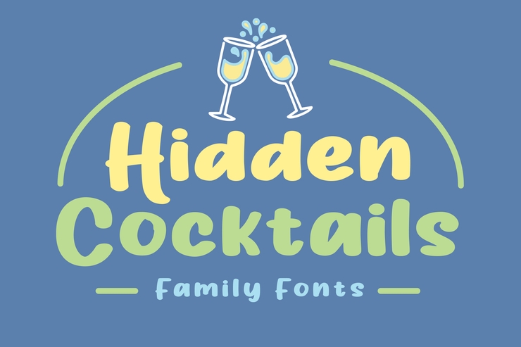 Hidden Cocktails字体 5