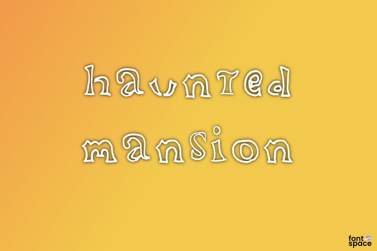 Haunted Mansion字体 2