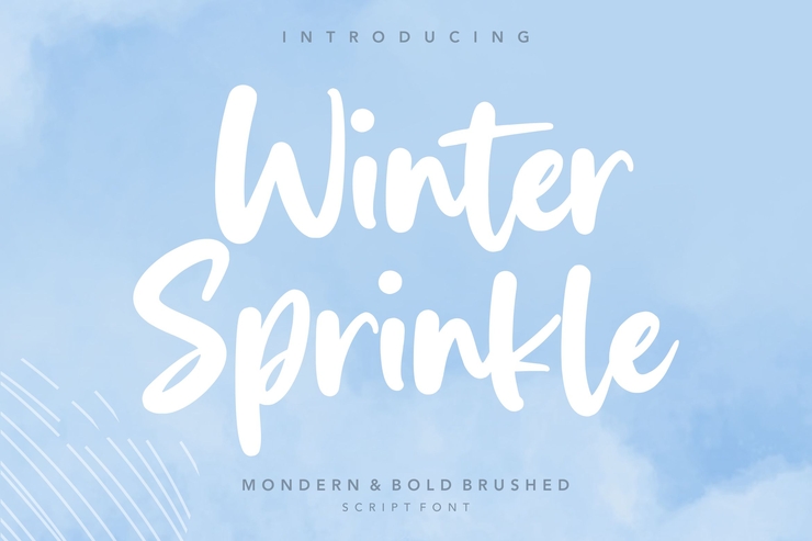 Winter Sprinkle字体 1