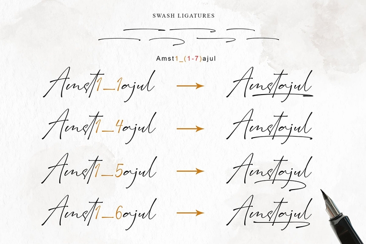 Amstajul Bufett字体 2