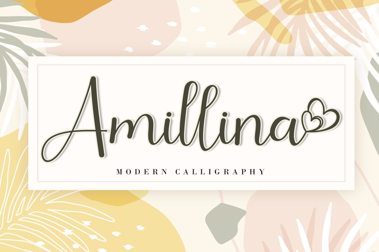 Amillina字体 1