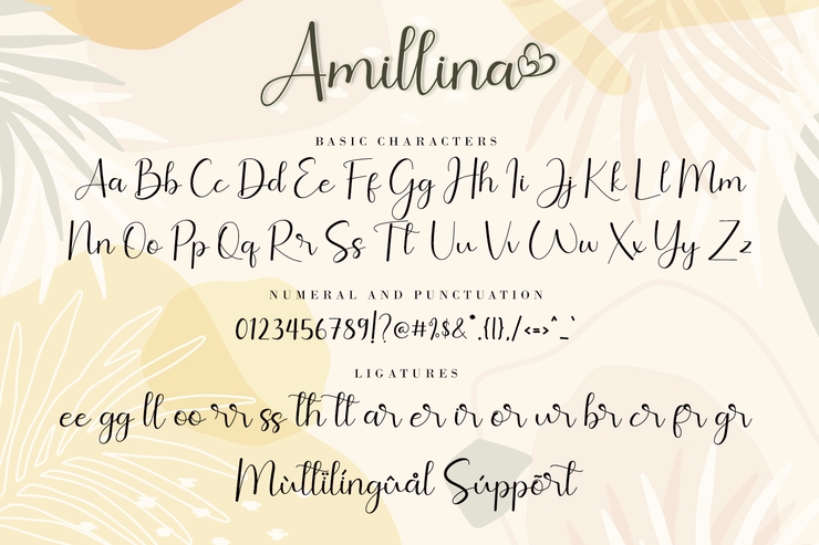 Amillina字体 2