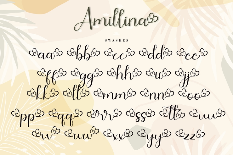 Amillina字体 5
