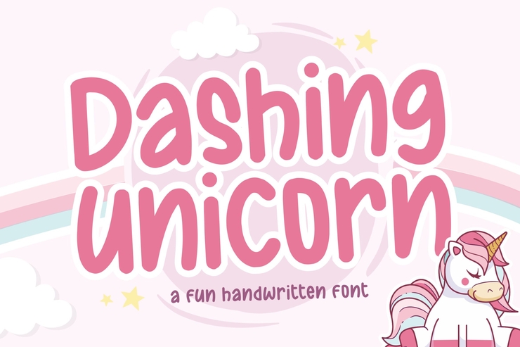 Dashing Unicorn字体 1