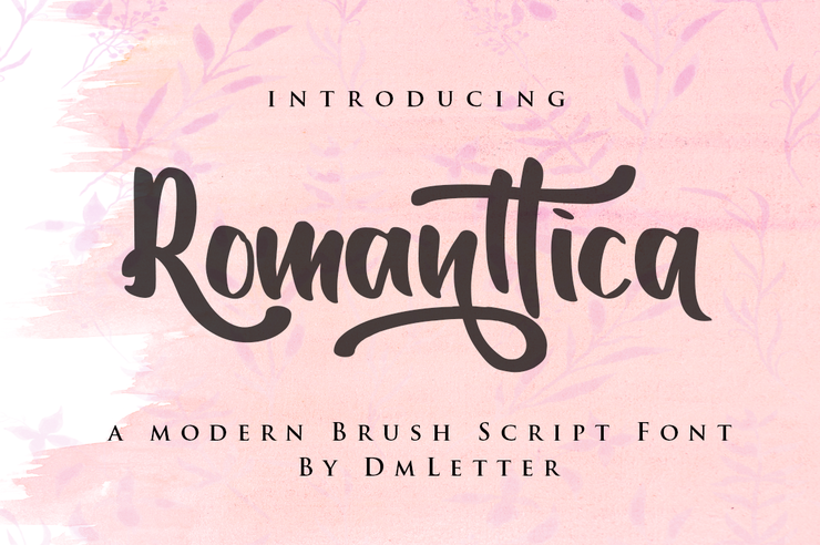 Romanttica字体 1
