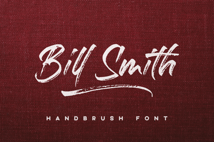 Bill Smith字体 7