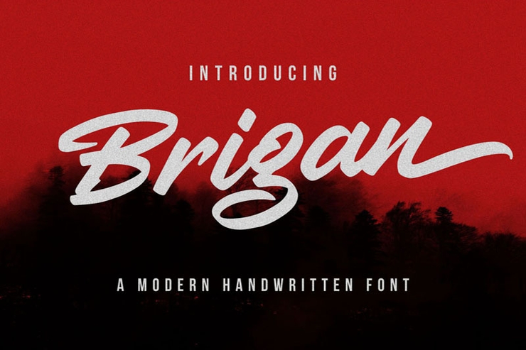 Brigan字体 2