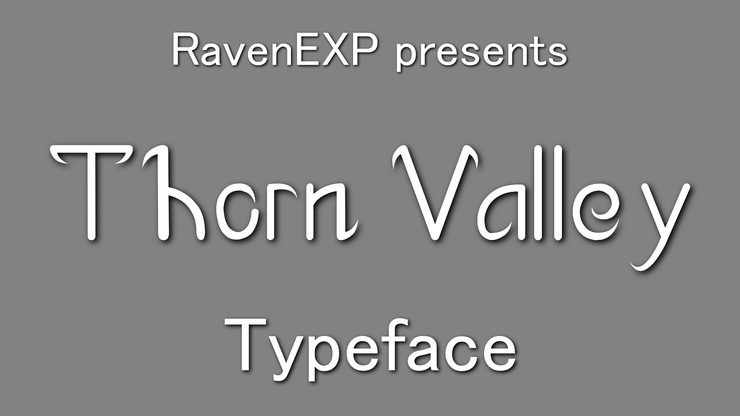 Thorn Valley字体 4