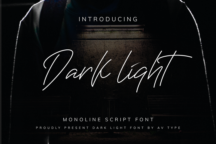Darklight字体 2