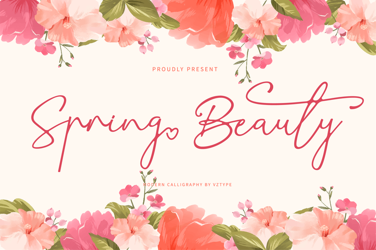 Spring Beauty字体 1