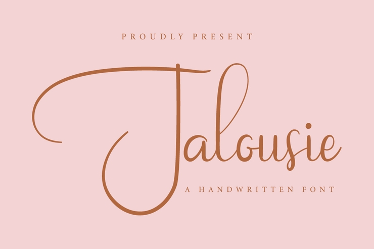 Jalousie字体 1