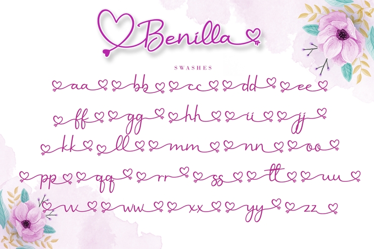 Benilla字体 2