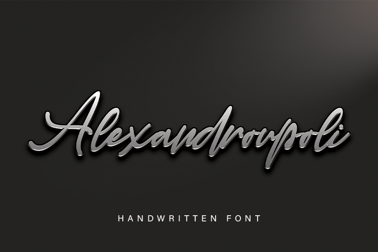 Alexandroupoli字体 1