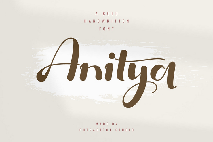 Anitya字体 1