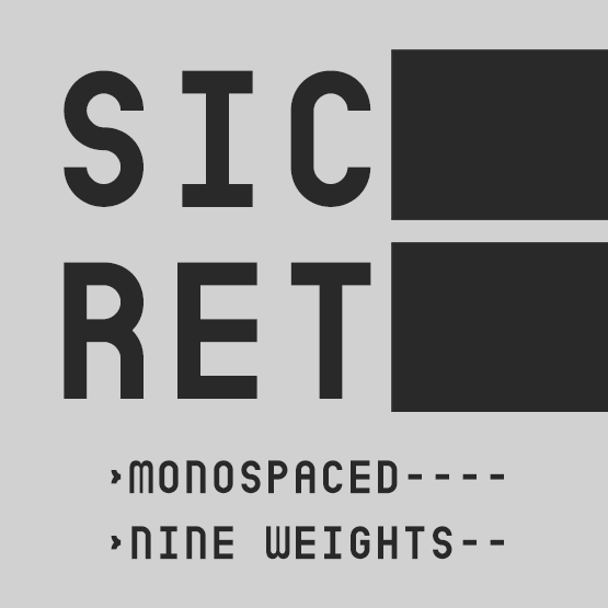 Sicret Mono字体 1