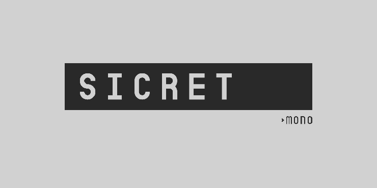 Sicret Mono字体 4