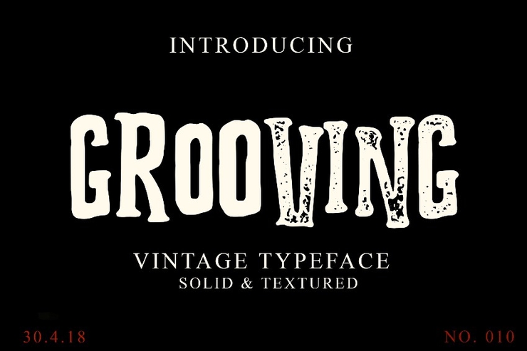 Grooving字体 1