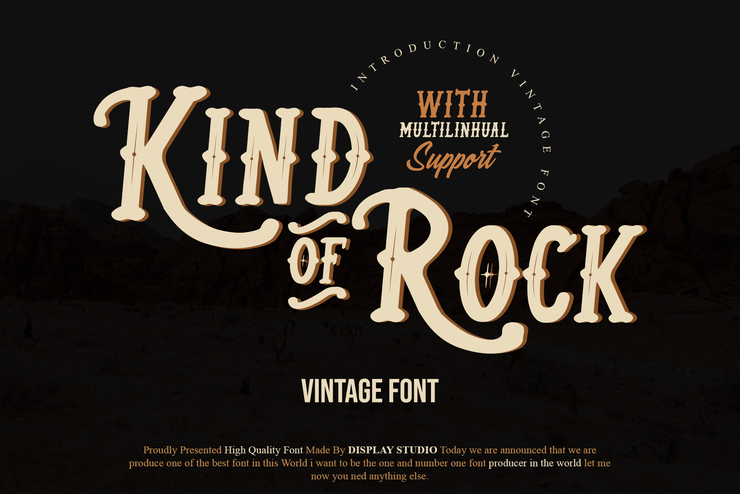Kind Of Rock字体 1