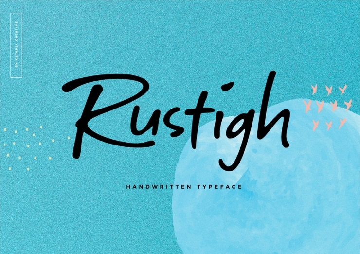 Rustigh字体 1