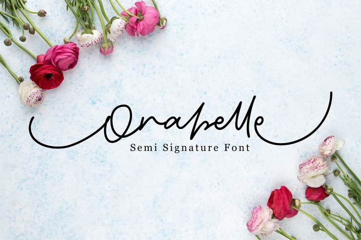 Orabelle字体 1