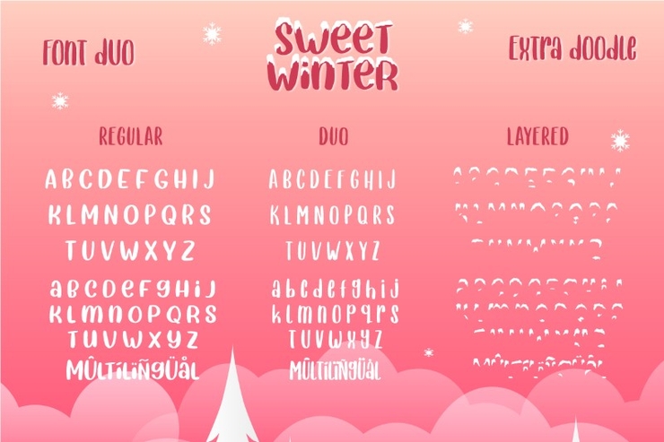 Sweet Winter Regular字体 2