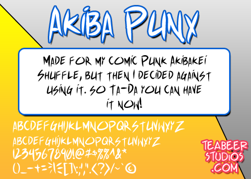 Akiba Punx字体 1