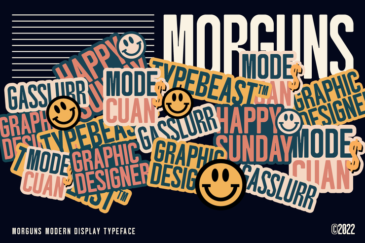 Morguns Cond字体 2