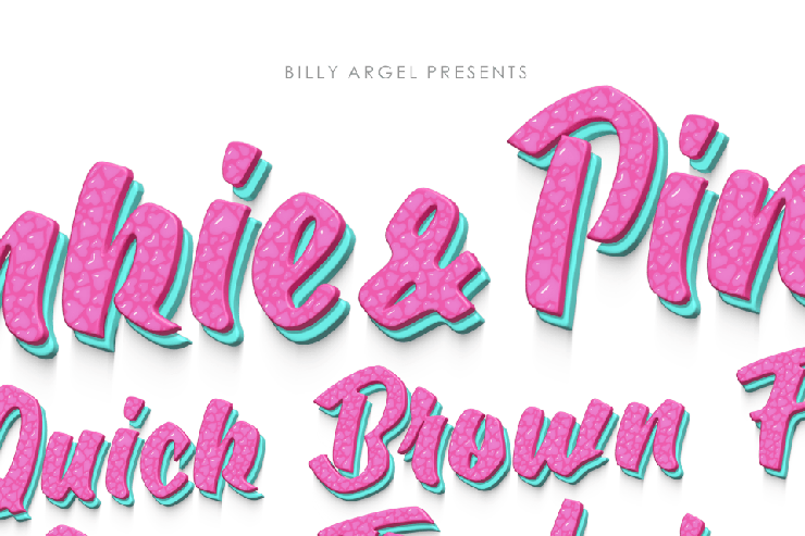 Binkie & Pinkie字体 8