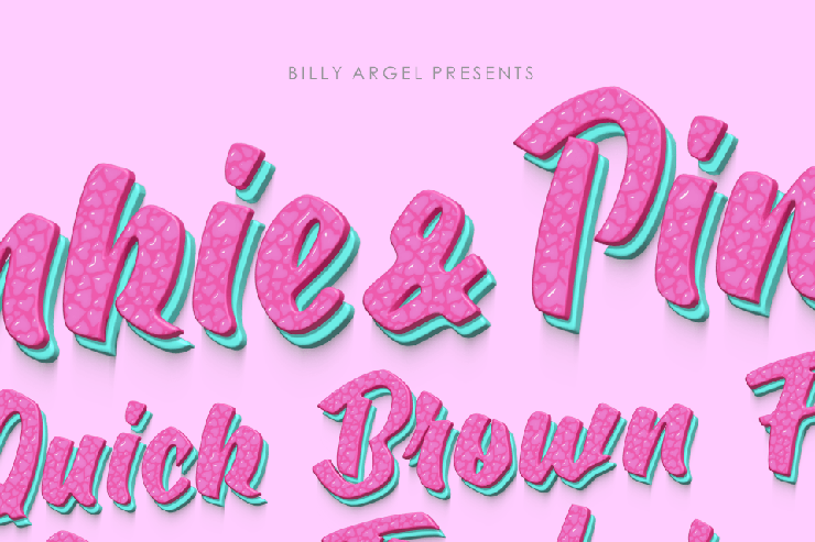 Binkie & Pinkie字体 9