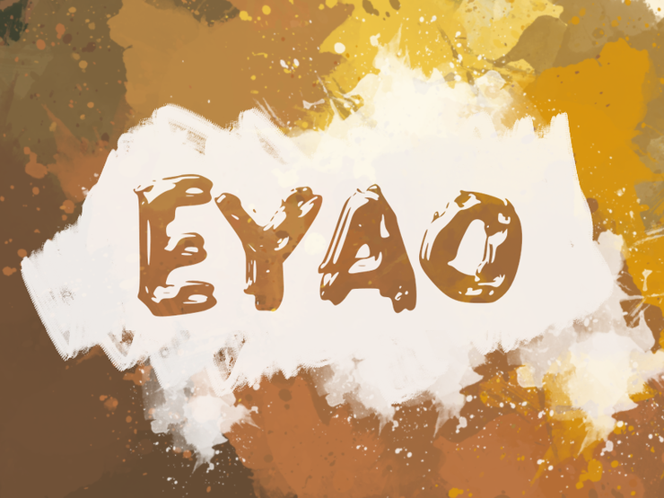 e Eyao字体 1