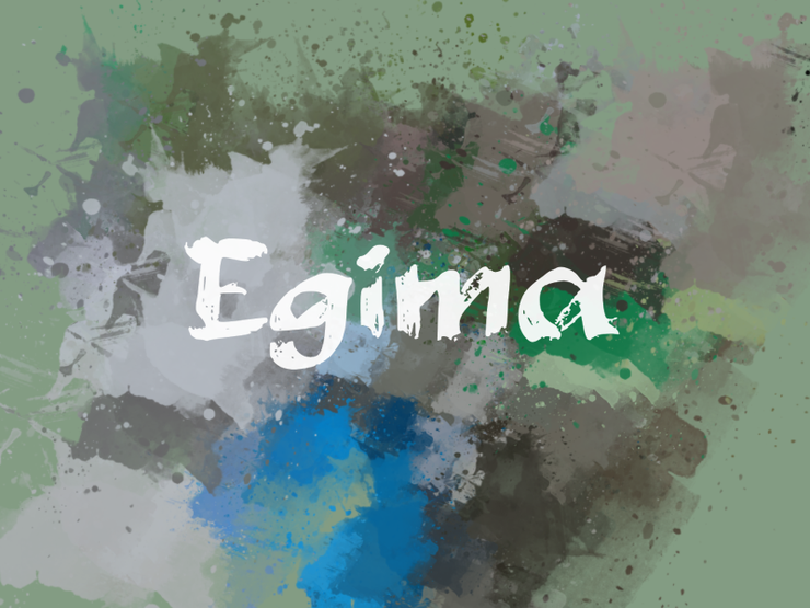 e Egima字体 1