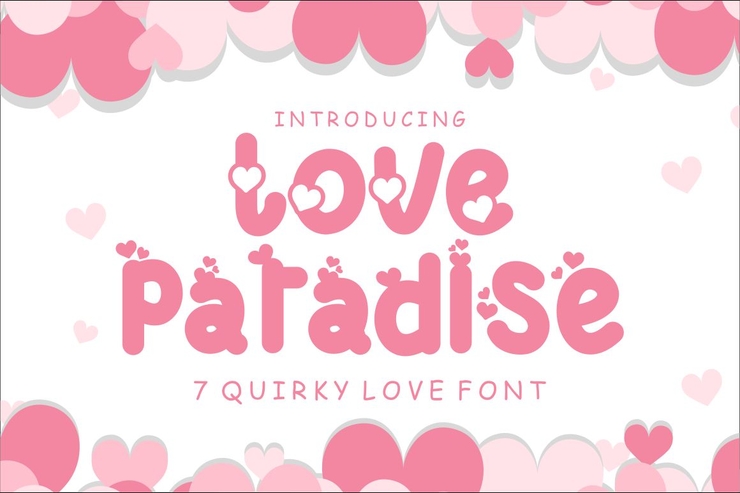 LOVE PARADISE字体 1
