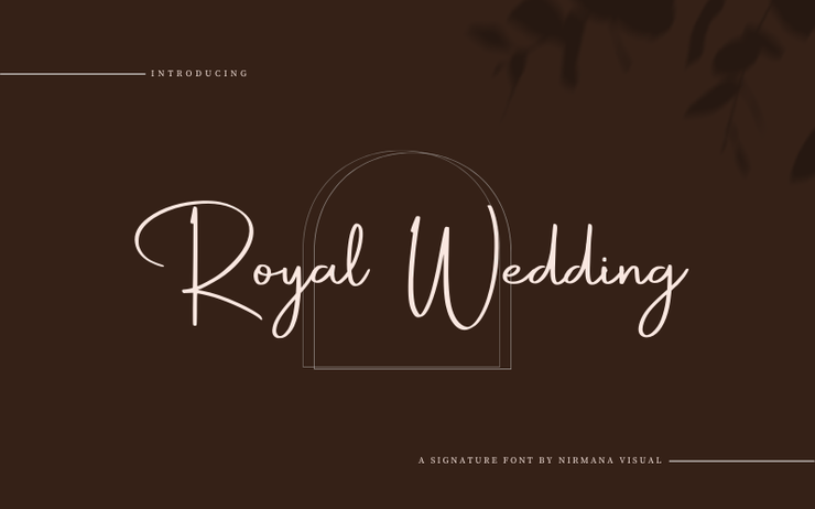 Royal Wedding字体 5